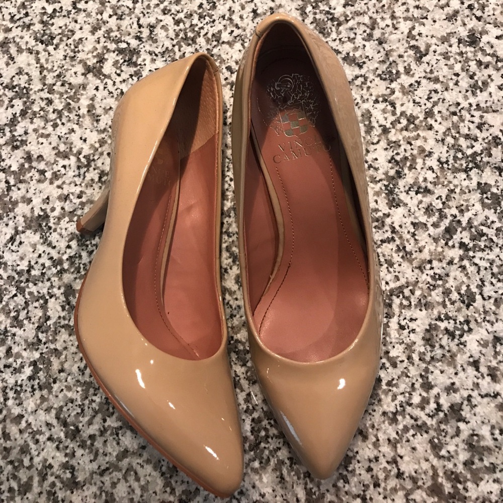 Patent Nude Heels